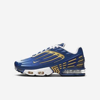 Pantofi Casual Nike Air Max Plus 3 Fete Albastru Regal Albi Aurii | QLBA-39872